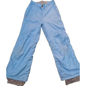 Obermeyer 35300 Girls Blue Ski Snow Pants Size 10 Juniors Waterproof Insulated